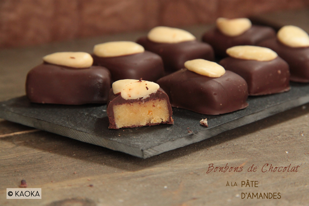 Biscuits Chocolat & Pâte d'Amande - Les Chocomaniaks